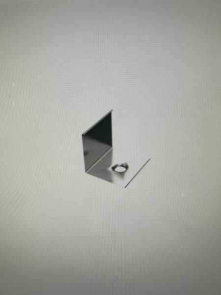 Aluprofil 45 ° inkl. vollflächiger Abdeckung, #1172